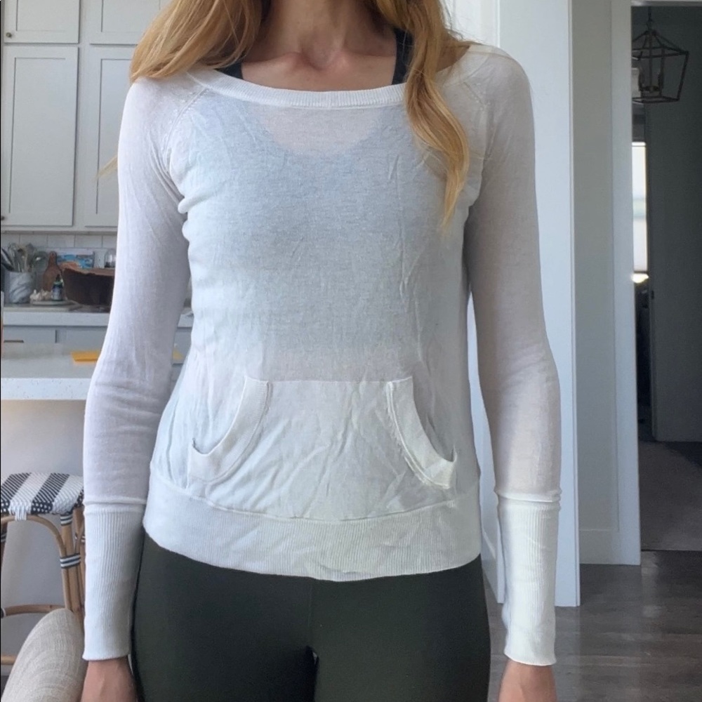 Lululemon sweater size 8 white